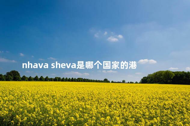 nhava sheva是哪个国家的港口 nhava sheva是什么港口